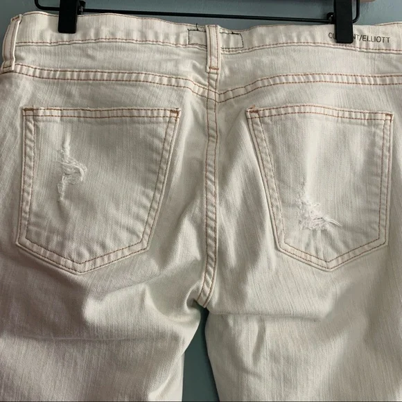 Current/Elliott Stiletto Chance of Rain Harbor Destroy Distressed Jeans sz 29 - Picture 2 of 11